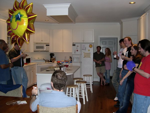 everyone eating cake
