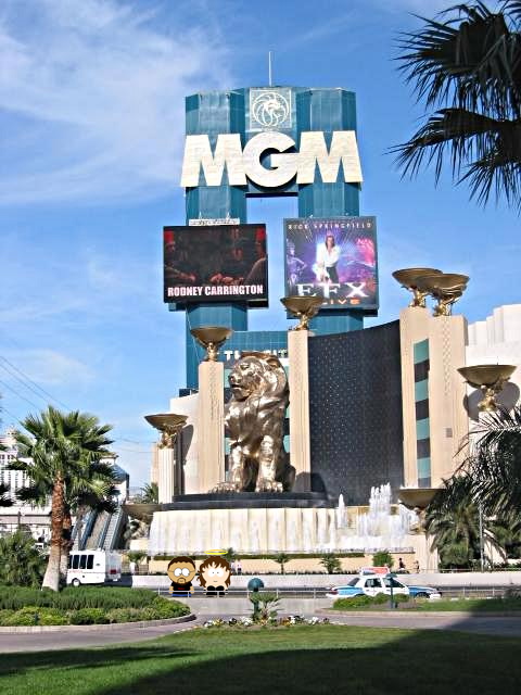 We're staying in the MGM Grand. This place is huge!