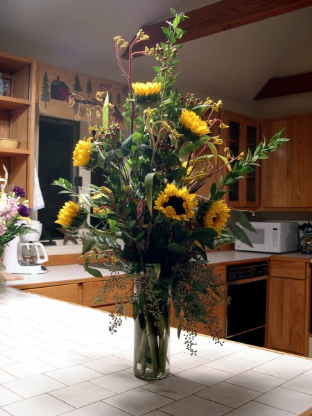 sunflower fall arrangement