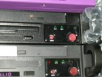 The little red button on the left is the reset button...