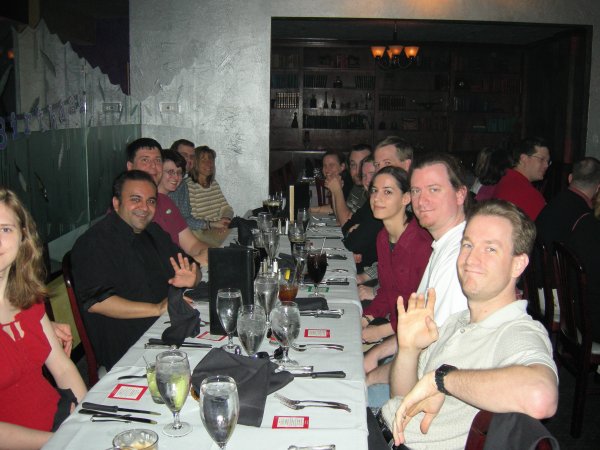Charlotte, Nitin, Tarus, Sarah, Larry, Heather, Ashton, Matt, Kaycee, Louie, Holly, Cam, and Tim