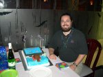 That's me in the corner.  That's... ahh, forget it.  Me with the cake.  :)