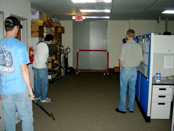 power outage = Raritan indoor hockey!