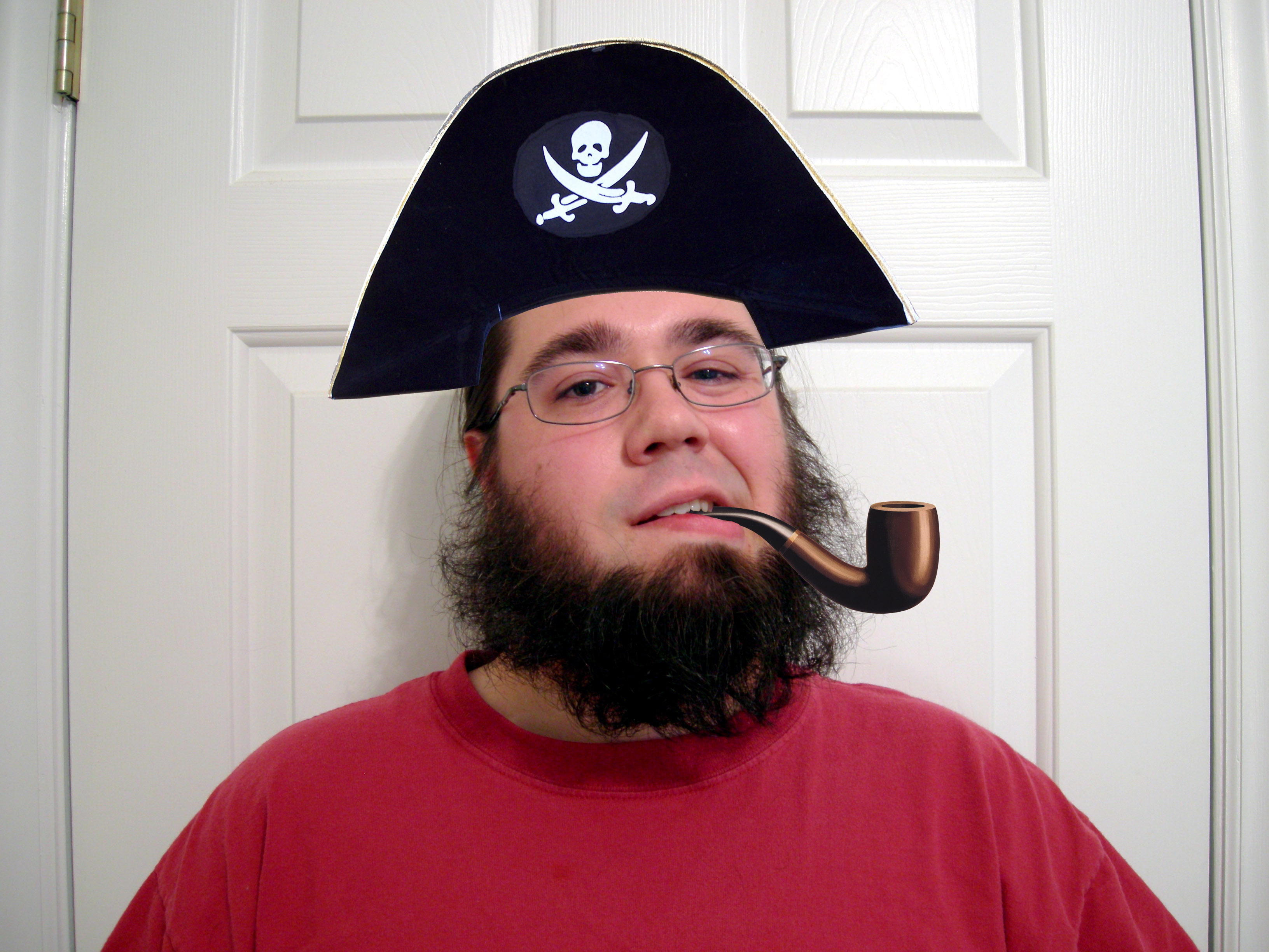 the ol' salty dog -- properly attired!  (pegleg not displayed)