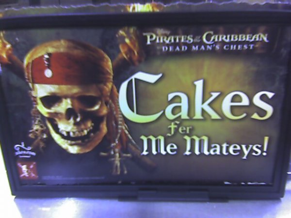 Pirates of the Caribbean: Cakes for Me Mateys!
