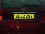 David Morrison's license plate?