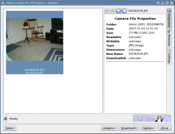 digiKam running on Mac OS X (thanks to jack)